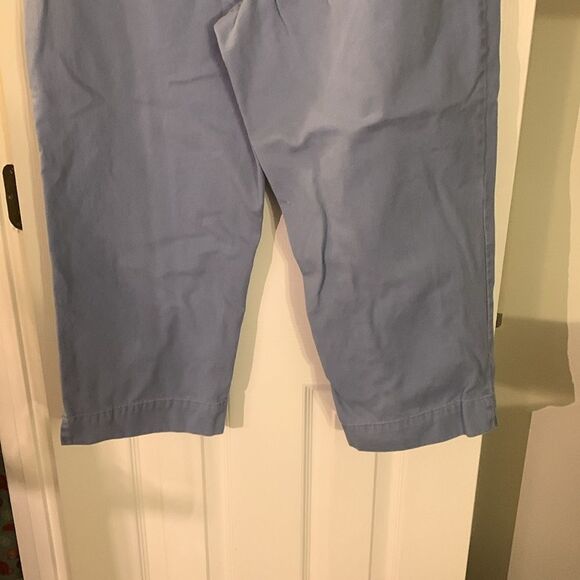 EDDIE BAUER CROP HIGH WAISTED JEANS GRAY 5 POCKET SZ 12 - Picture 7 of 8